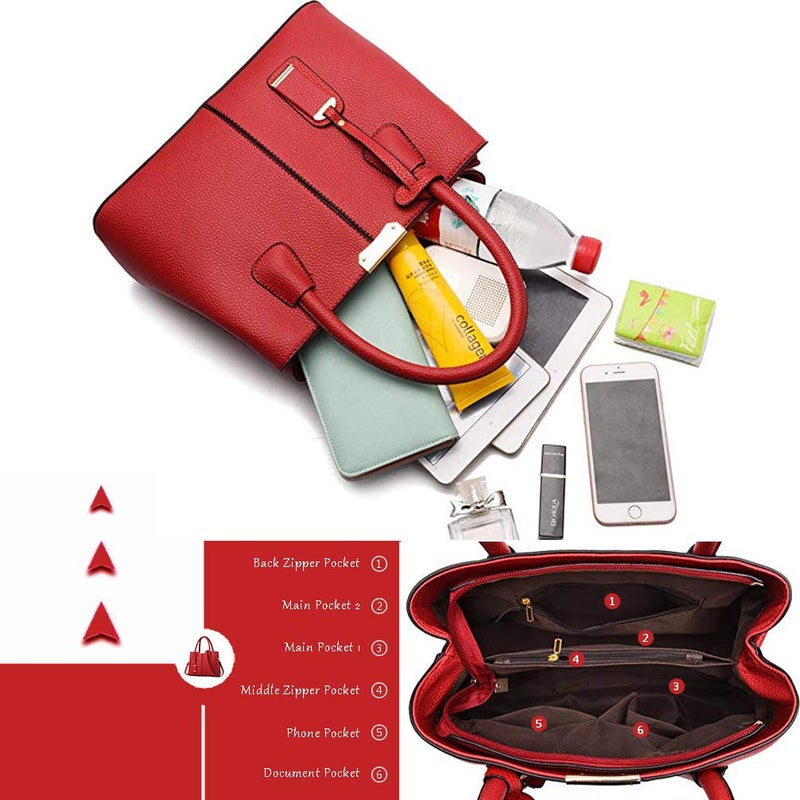 COCIFER Purses and Handbags for Women Shoulder Tote Bags Top Handle Satchel - Image 5